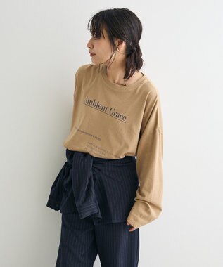 CRAFT STANDARD BOUTIQUE プリントロンＴｅｅ Beige