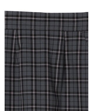 earth music&ecology チェックナロースカート Check Gray