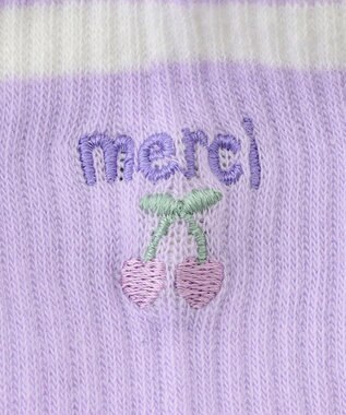 ANY KIDS ラインソックス ラベンダー