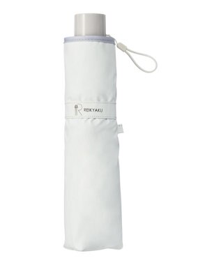 MOONBAT 【世界初の放射冷却素材】REIKYAKUパラソル ラディクール 折りたたみ傘 60㎝ 晴雨兼用 日傘 遮光100％ UV100％ 遮熱 ライトグレー