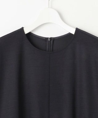 自由区 【カタログ掲載】TWダンボールジャージ ワンピース ネイビー