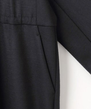 自由区 【カタログ掲載】TWダンボールジャージ ワンピース ネイビー