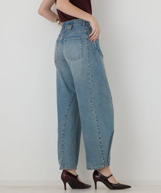GRACE CONTINENTAL ラップ2wayデニムパンツ ブルー