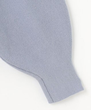 SHARE PARK LADIES ミラノリブボリュームスリーブニット サックスブルー系