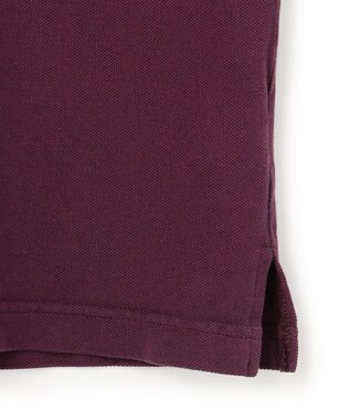 J.PRESS MEN コットンカノコオーバーダイ ポロシャツ パープル系