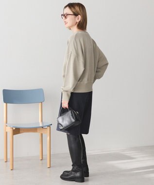 AMERICAN HOLIC ピグメント裏毛プルオーバー Gray Beige