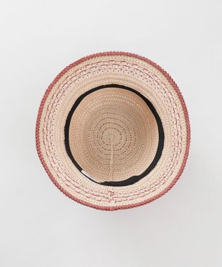 AURORA 【 LANVIN en Bleu （ランバン オン ブルー）】手編み風サーモダウンハット ライトベージュ