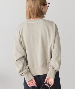 AMERICAN HOLIC ピグメント裏毛プルオーバー Gray Beige