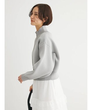 Green Parks ・ＥＬＥＮＣＡＲＥ　ＤＵＥ　ハイネックＺＩＰカーディガン Gray