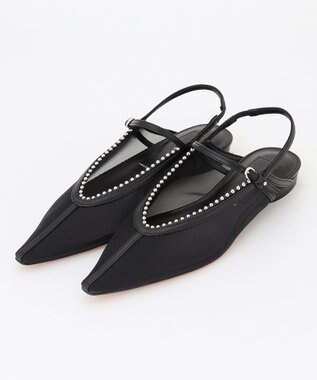 BEIGE， 【一部店舗限定】HENRI EN VARGO / LULU チュールチェーン バックストラップ