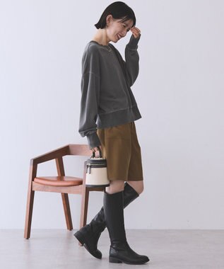 AMERICAN HOLIC ピグメント裏毛プルオーバー Charcoal Gray