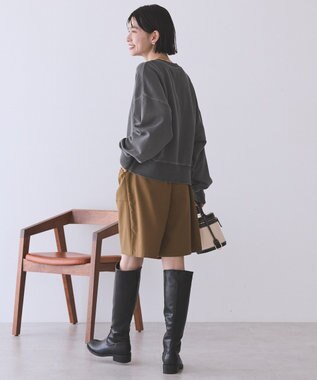 AMERICAN HOLIC ピグメント裏毛プルオーバー Charcoal Gray