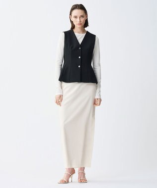 uncrave プルーフダブルクロス ジレ ブラック