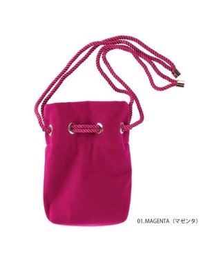 ROOTOTE 0671【直営店限定】ベビールー.ベロア チェーン-A 01：マゼンタ