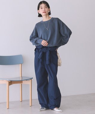 AMERICAN HOLIC ピグメント裏毛プルオーバー Dark Navy