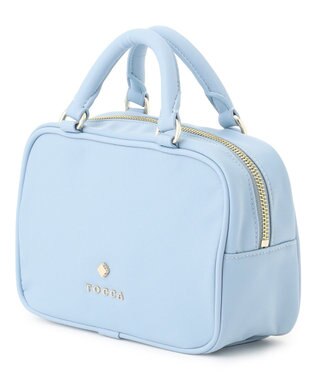 TOCCA 【撥水】WITH CLARISSE 2WAY NYLONBAG ミニボストンバッグ ブルー系
