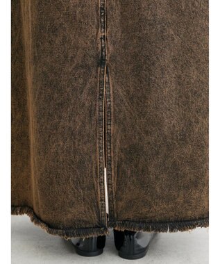 Green Parks ・ＳＵＧＡＲ　ＳＰＯＯＮ　カラーデニムスカート Brown