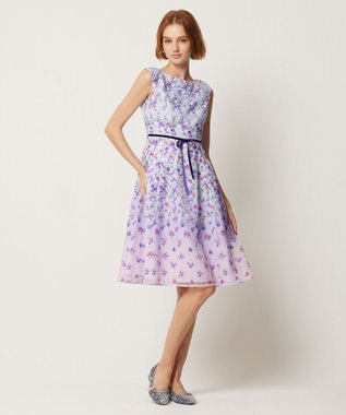 TOCCA 【消臭・洗える】FLOWER OF MUSE ドレス パープル系