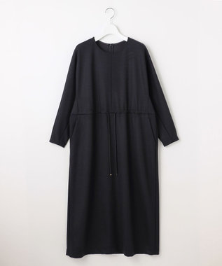 自由区 【カタログ掲載】TWダンボールジャージ ワンピース ネイビー