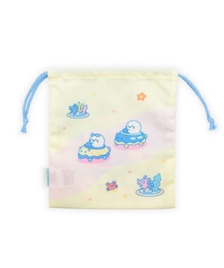 Mother garden しろたん 巾着 《ぷかぷかマリンパーク柄》 ぷかぷかマリンパーク柄