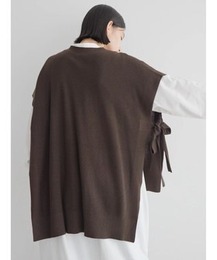 AMERICAN HOLIC ＳＥＴ　シャツワンピース＋ニットベスト Brown