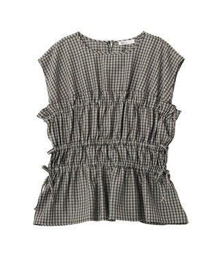 CRAFT STANDARD BOUTIQUE サッカーチェックブラウス Gray