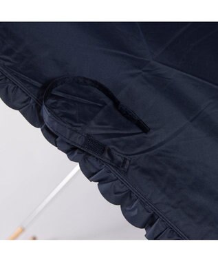 UNBILLION カシュネ cachenez / 【晴雨兼用】【日傘】 【UV カット率99.999.9％以上】PUヒートカットフリルミニ折りたたみ傘 ネイビー