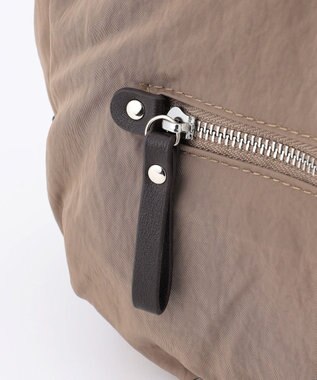 LA BAGAGERIE 【MONICA】サイドギャザー2WAYトートバッグ Sサイズ ベージュ