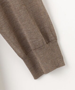 23区 【洗える】シャイニーシアー ニット ロングカーディガン ブラウン系