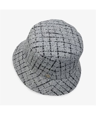 林八百吉商店 un chapeau  ツイードダウンハット グレー