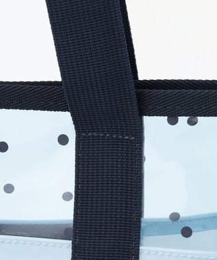 組曲 KIDS 【Fサイズ】シアードット ビニールバッグ サックスブルー系3