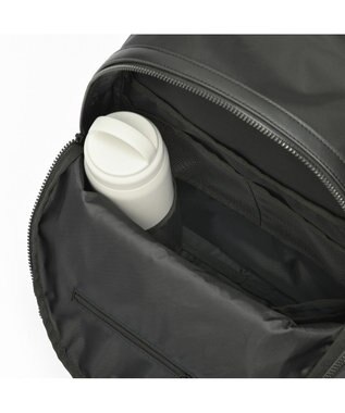 ACE BAGS & LUGGAGE ace. レノウ ビジネスリュック A4サイズ 13.3インチPC収納 2気室 ミニポーチ 20101 エース ジェットブラック