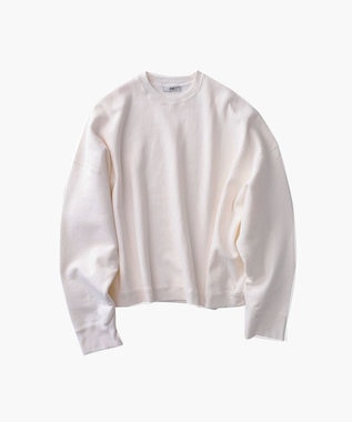 GARMENT DYE URAKE | Aラインオーバーサイズプルオーバー - UNISEX, WHITE, 04