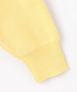 ANY 【5色展開】Ｖネックガーターニットプルオーバー イエロー