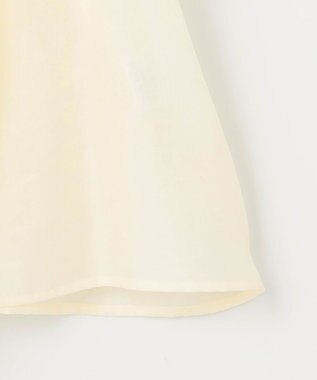 23区 S 【SLOW/一部店舗限定】ブライトヴィンテージクロス タック ブラウス アイボリー系