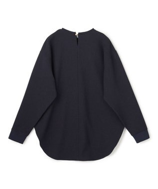 UNFILO ジョーゼット ラウンドテール プルオーバー ネイビー