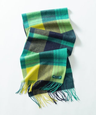 カシミヤ チェック マフラー