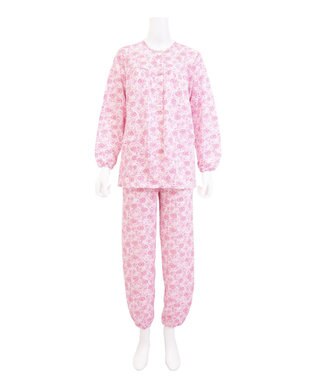 Wing 【数量限定　特別価格】　パジャマ　長袖・長ズボン　あったか　上下セット　ウイング／ワコール　EP6992 レッド