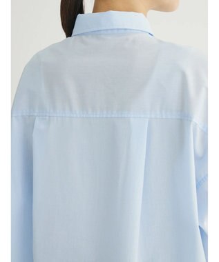 Green Parks イージーケア　ゆったりシャツ Sax