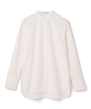 BEIGE， ALBERT / バンドカラーシャツ White