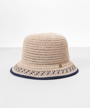 AURORA 【 LANVIN en Bleu （ランバン オン ブルー）】手編み風サーモダウンハット