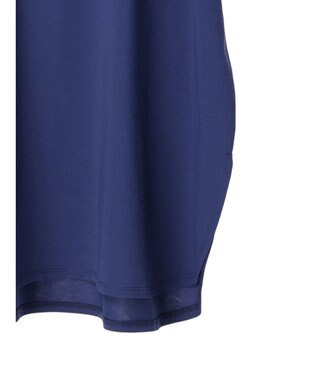 Green Parks 汗じみ防止Ｗカフスフレンチチュニック Dark Blue