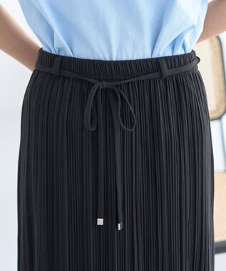 earth music&ecology プリーツレイヤードライクスカート Black
