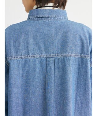 Green Parks ミディ丈デニムシャツワンピース Indigo