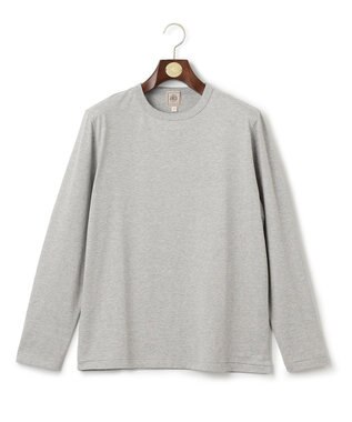 J.PRESS MEN 【J.PRESS USA】刺繍ロングＴシャツ ライトグレー系