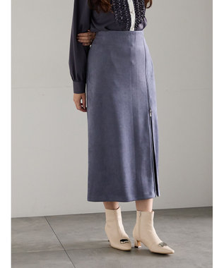 Te chichi スエードサイドZIPスカート