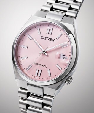 CITIZEN 【TSUYOSA 37mm】はなやかなパステルピンクのメカニカルウオッチ NJ0200-50Z