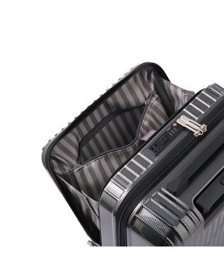 ACE BAGS & LUGGAGE ACE クレスタ フロントポケット付きスーツケース 2~3泊 機内持ち込み 06315 エース ブラックカーボン