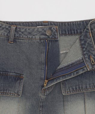 WEGO カーゴミニスカート デニム