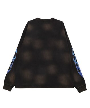 WEGO 【ユニセックス着用ITEM】フレイムグラフィックBIGT（LS） ブラック